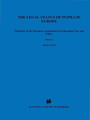 cover image of The Legal Status of Pupils in Europe